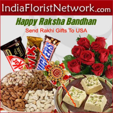 SPECTACULAR RAKHI MERCHANDISE FOR BROTHER IN USA
