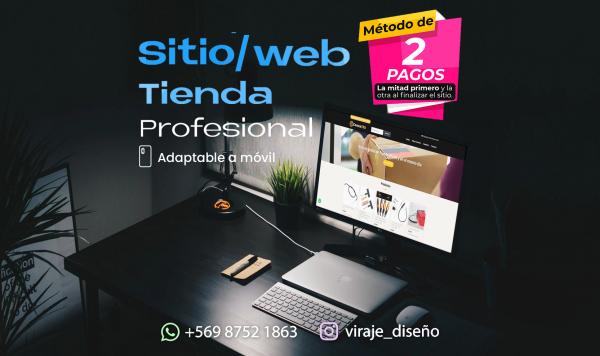 DISEÑO SITIO/PÁGINA WEB - TIENDA ONLINE
